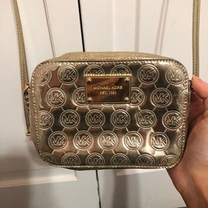 Michael Kors Gold Crossbody